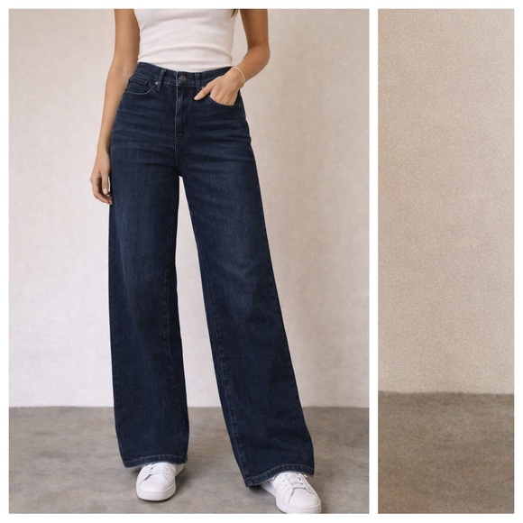 Frame Denim Dark Blue Flare Jeans - Picture 1 of 8